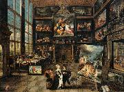 Cornelis de Baellieur Interior of a Collector's Gallery of Paintings and Objets d'Art oil on canvas
